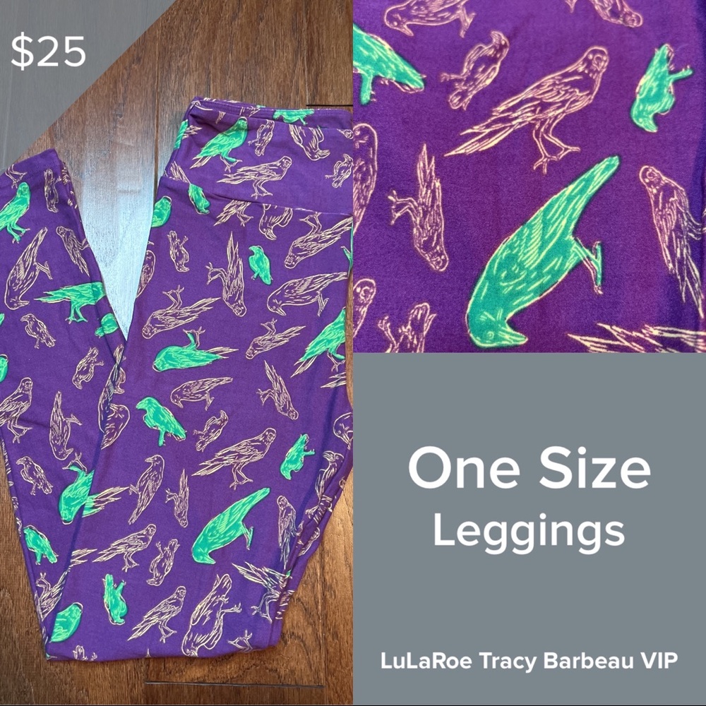 LuLaRoe OS Leggings Fits Size 2-10
